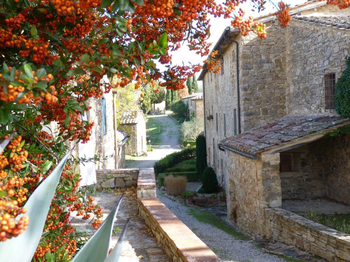 Borgo Nel Chianti Istrice Con Piscina Tennis E Wifi Кастелина ин Кианти Екстериор снимка