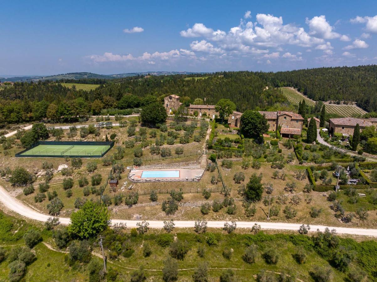 Borgo Nel Chianti Istrice Con Piscina Tennis E Wifi Кастелина ин Кианти Екстериор снимка